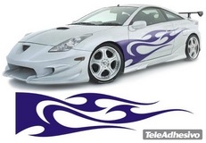 Aufkleber: New Flaming 12 2