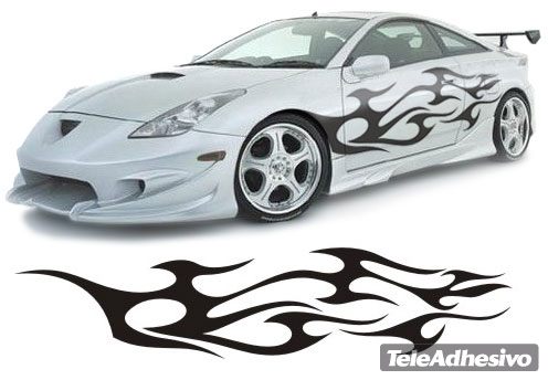 Aufkleber: New Flaming 14