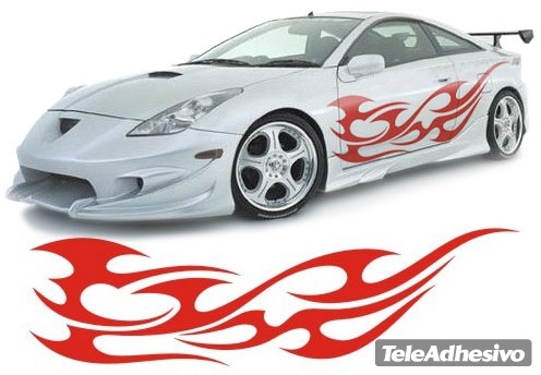 Aufkleber: New Flaming 17