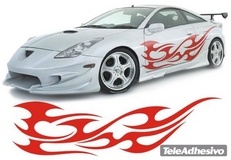 Aufkleber: New Flaming 17 2