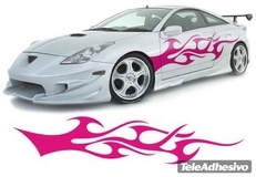 Aufkleber: New Flaming 18 2