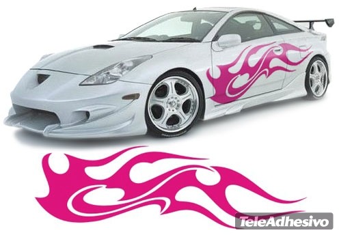 Aufkleber: New Flaming 19