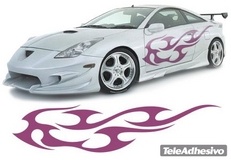 Aufkleber: New Flaming 21 2