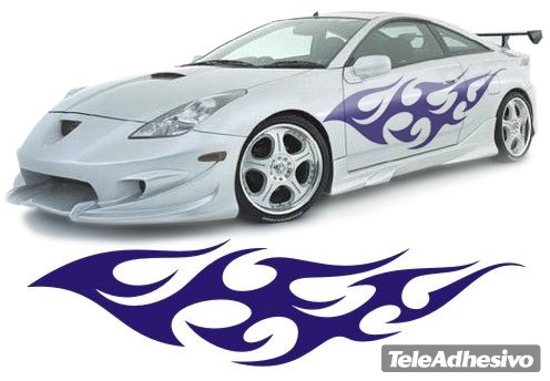 Aufkleber: New Flaming 22