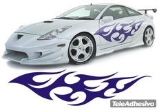 Aufkleber: New Flaming 22 2