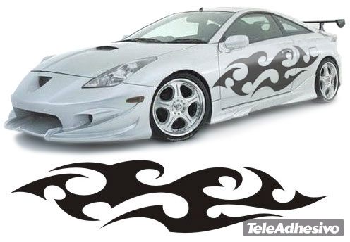 Aufkleber: New Flaming 23