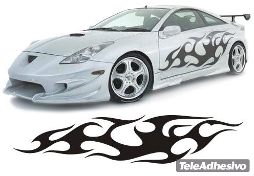 Aufkleber: New Flaming 24