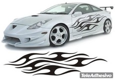 Aufkleber: New Flaming 25 2