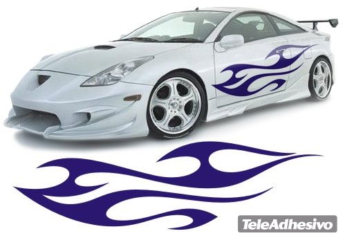 Aufkleber: New Flaming 27