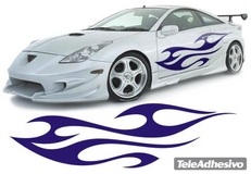 Aufkleber: New Flaming 27 2