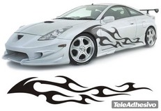 Aufkleber: New Flaming 28 2