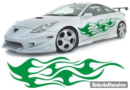 Aufkleber: New Flaming 32