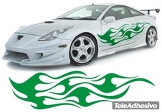 Aufkleber: New Flaming 32 2