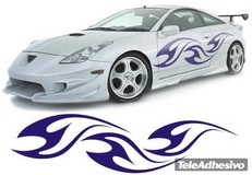 Aufkleber: New Flaming 33 2