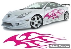 Aufkleber: New Flaming 34 2