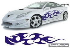 Aufkleber: New Flaming 36 2