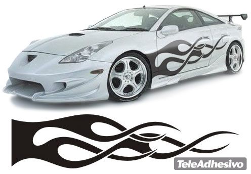 Aufkleber: New Flaming 37