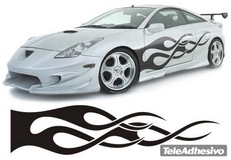 Aufkleber: New Flaming 37 2