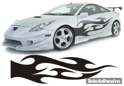 Aufkleber: New Flaming 40