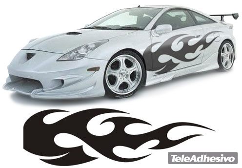 Aufkleber: New Flaming 41