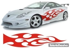 Aufkleber: New Flaming 42 2