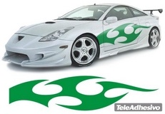 Aufkleber: New Flaming 43 2