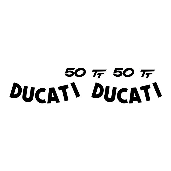 Aufkleber: Ducati 50 tt