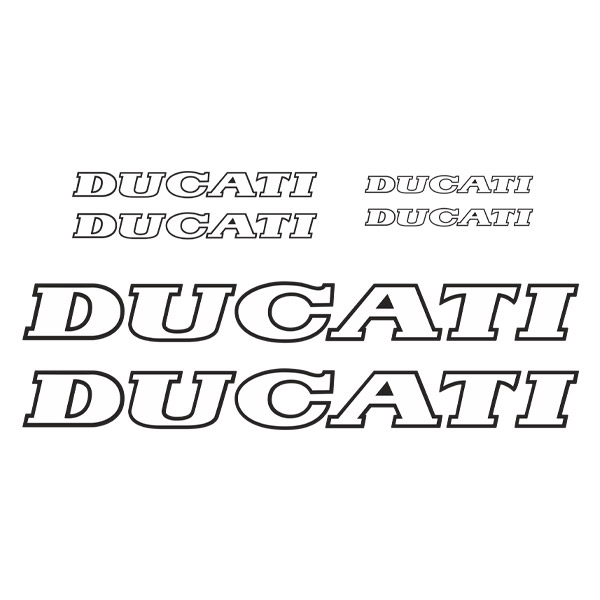 Aufkleber: Set 6X Ducati