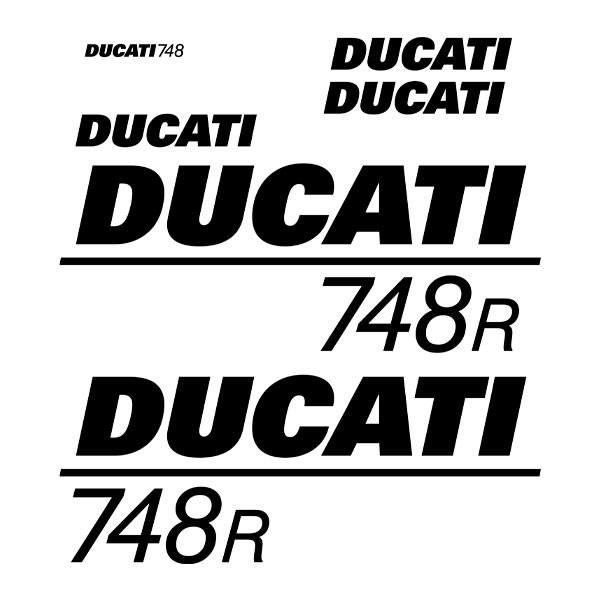 Aufkleber: Set 6X Ducati 748 R