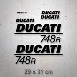 Aufkleber: Set 6X Ducati 748 R 2
