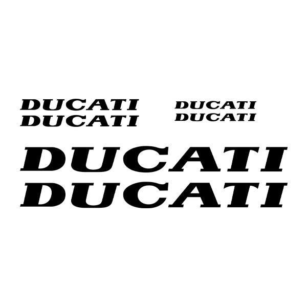 Aufkleber: Set 6X Ducati II