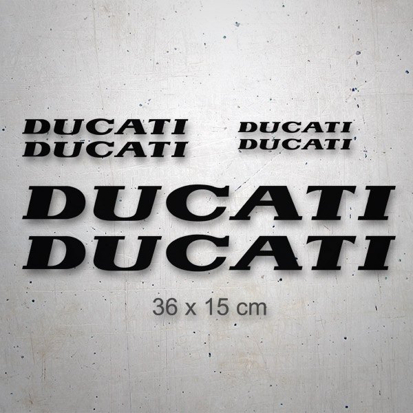 Aufkleber: Set 6X Ducati II