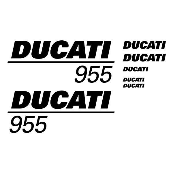 Aufkleber: Set 6X Ducati 955