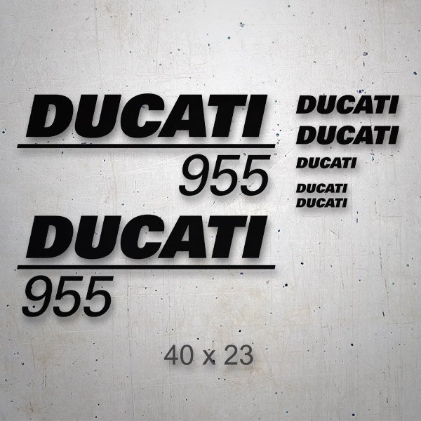 Aufkleber: Set 6X Ducati 955