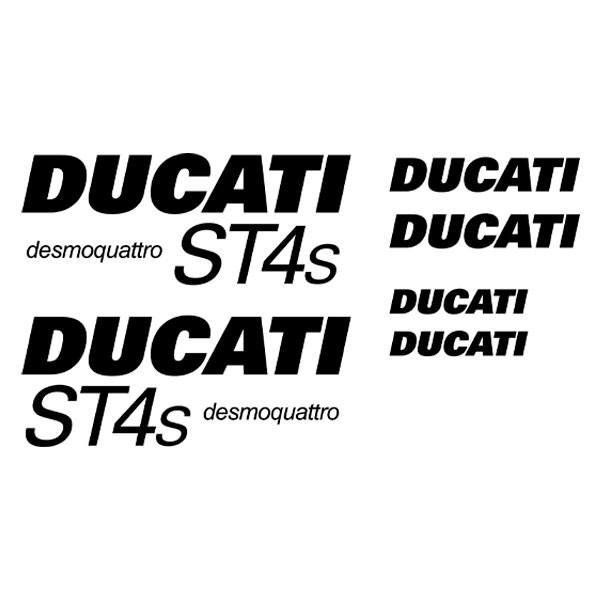 Aufkleber: Set 6X Ducati ST4s