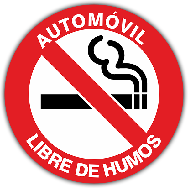Aufkleber: Rauchen Verboten im auto