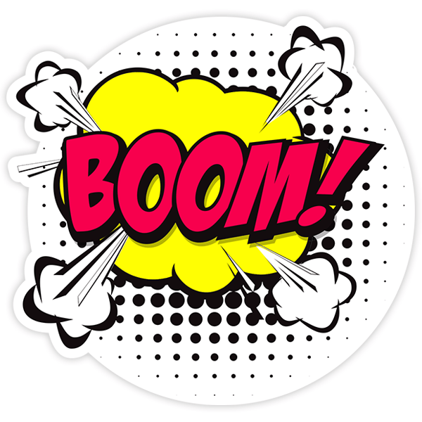 Aufkleber: BOOM! Comic