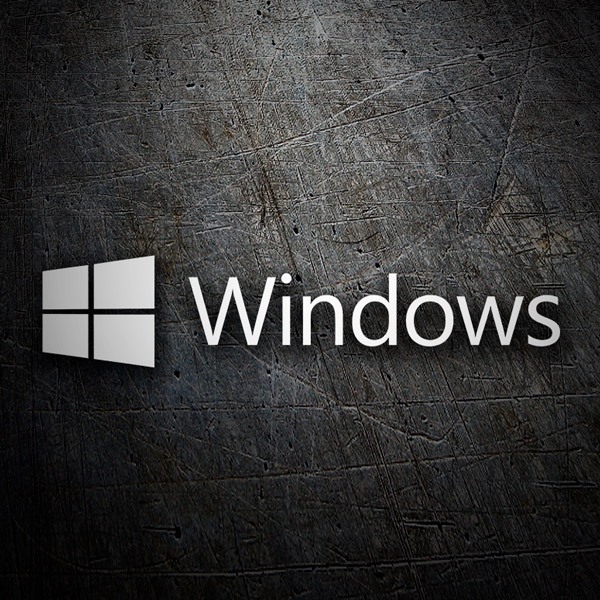 Aufkleber: Microsoft Windows