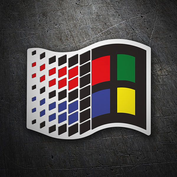 Aufkleber Microsoft Windows 95 Webwandtattoo Com