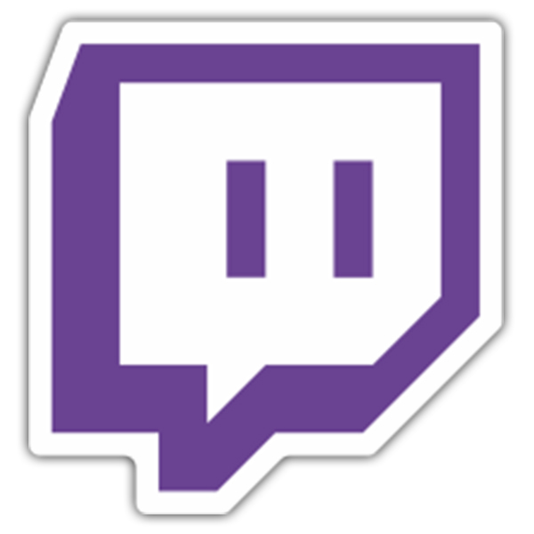 Aufkleber: Twitch Symbol