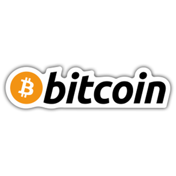 Aufkleber: Bitcoin