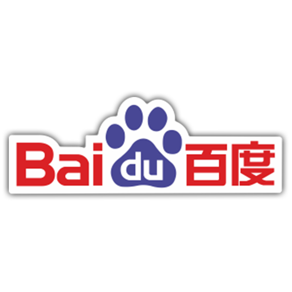 Aufkleber: Baidu 