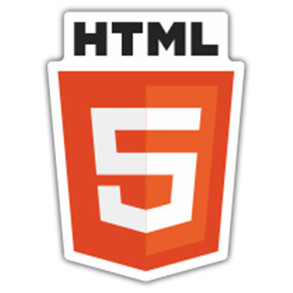 Aufkleber: HTML5