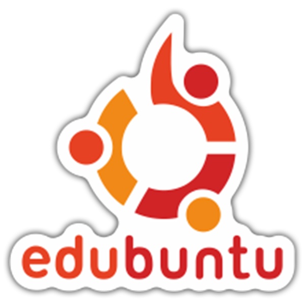 Aufkleber: Edubuntu