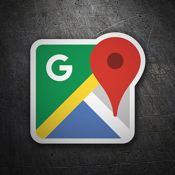 Aufkleber: Google Maps