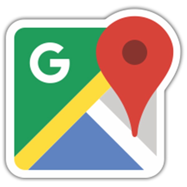 Aufkleber: Google Maps