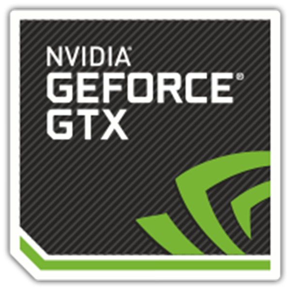 Aufkleber: NVIDIA GeForce GTX 0