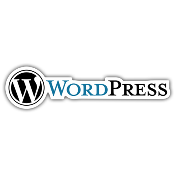 Aufkleber: WordPress