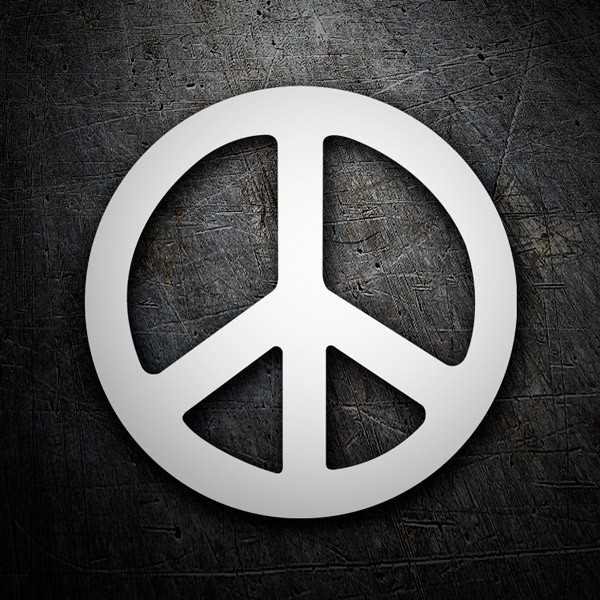 Aufkleber: Friedenssymbol