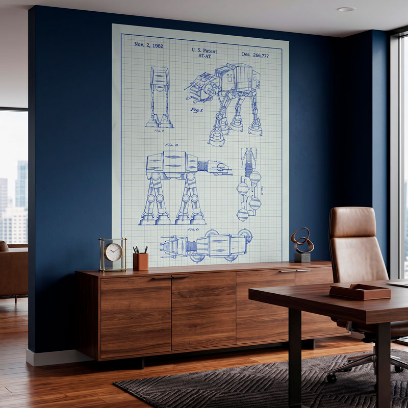 AT-AT wei&szlig; Patent 3/6
